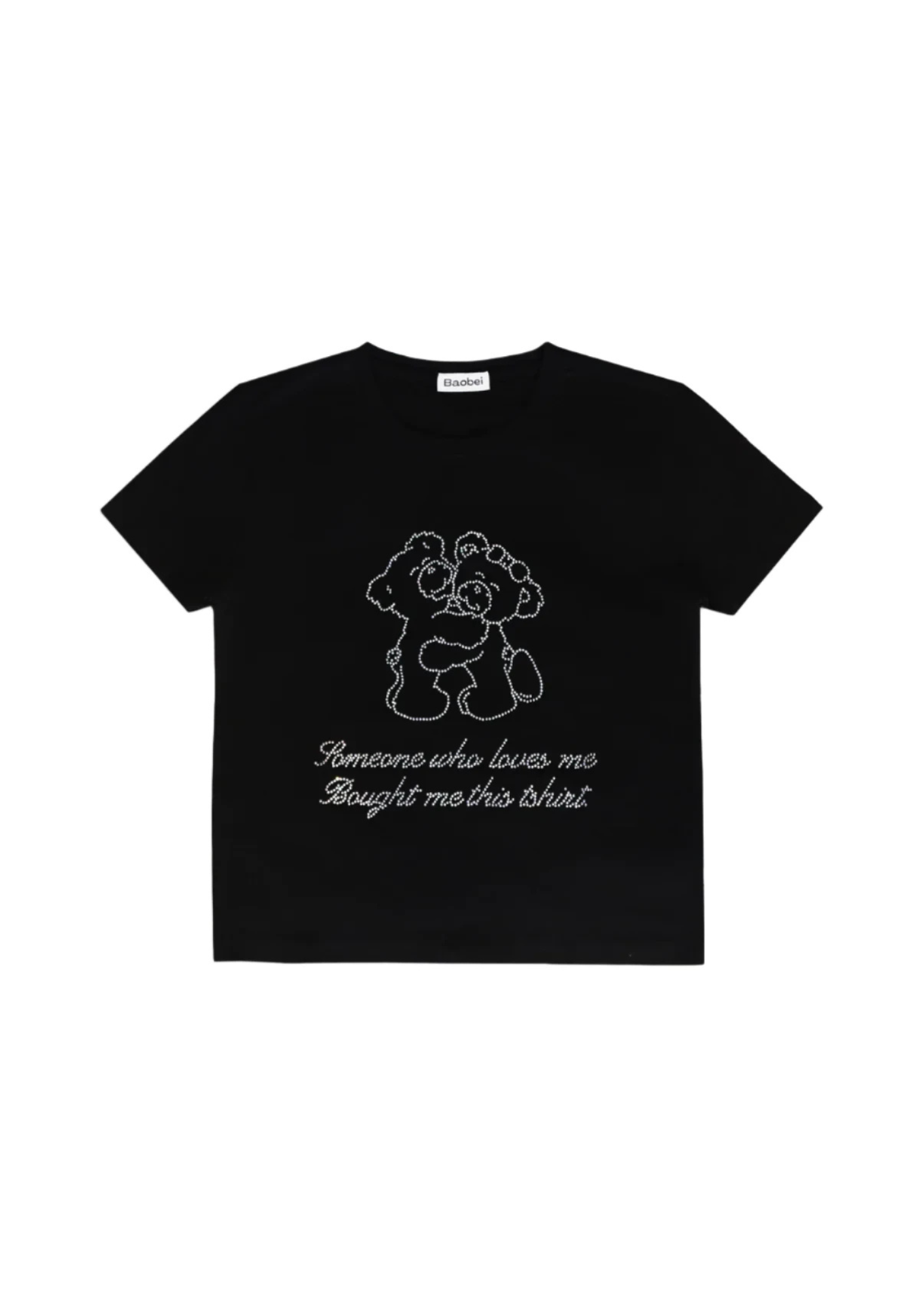 Teddy Tee in Black