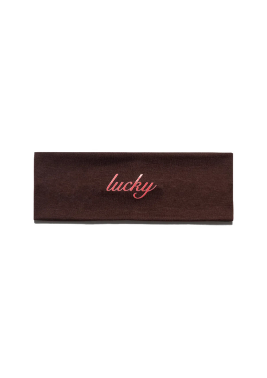 Lucky Girl Headband in Brown