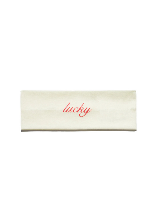 Lucky Girl Headband in Cream