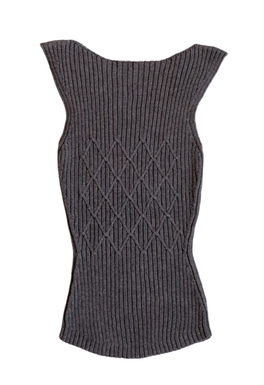 Florence Knit Top Grey