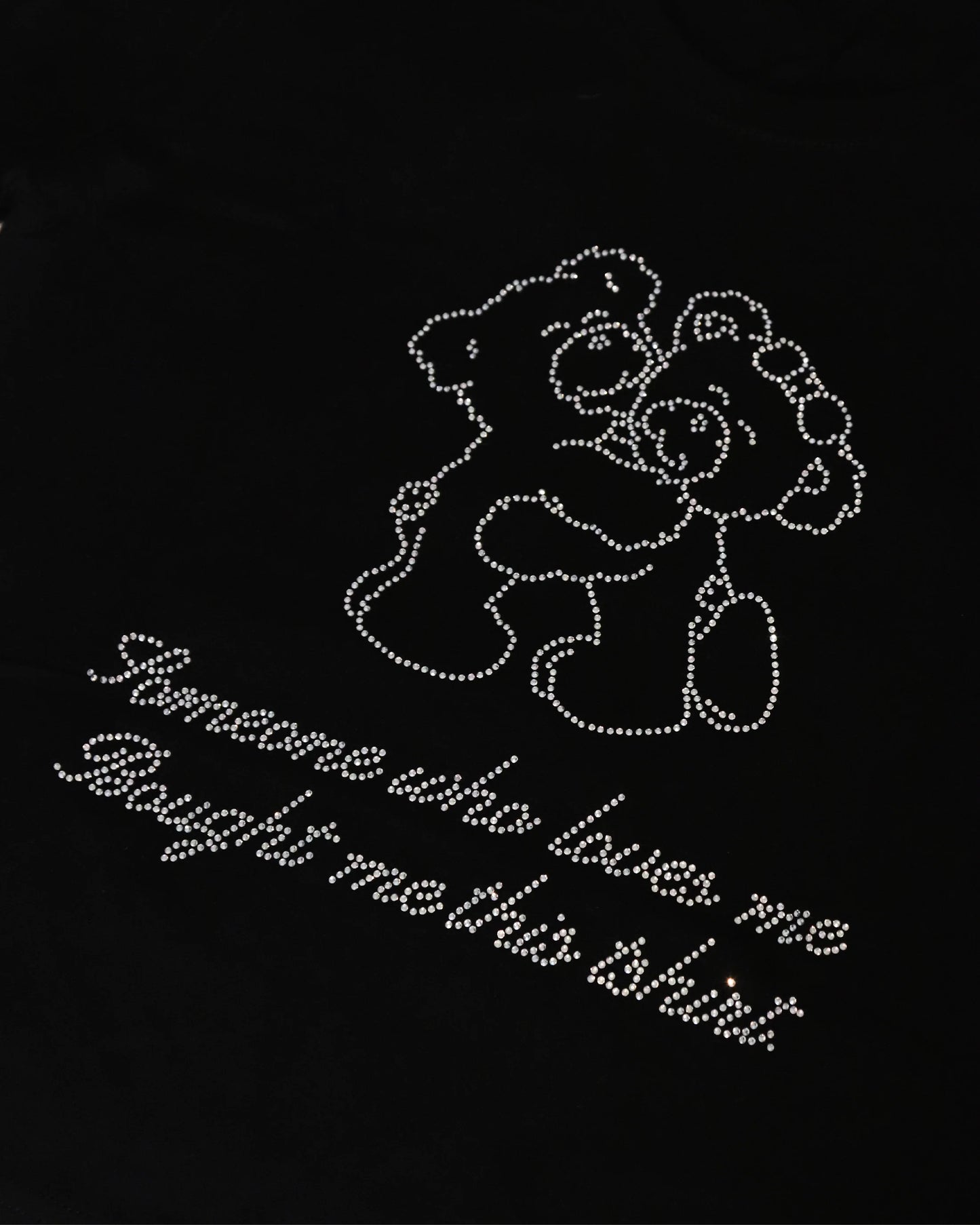 Teddy Tee in Black