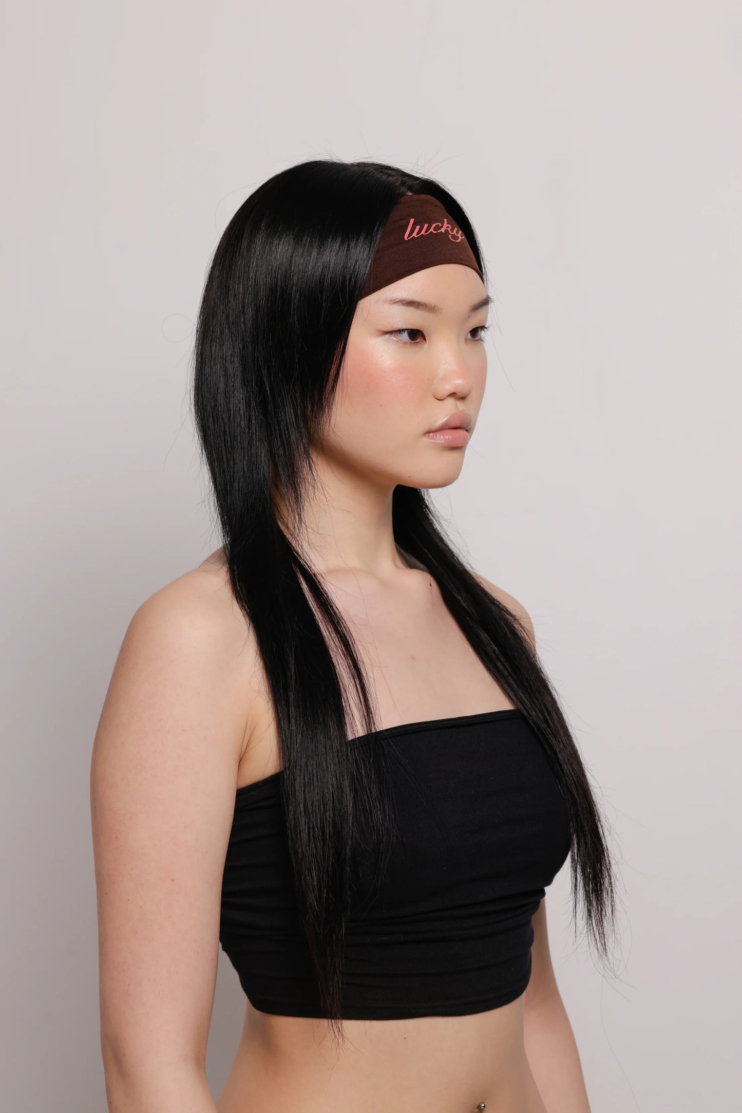 Lucky Girl Headband in Brown