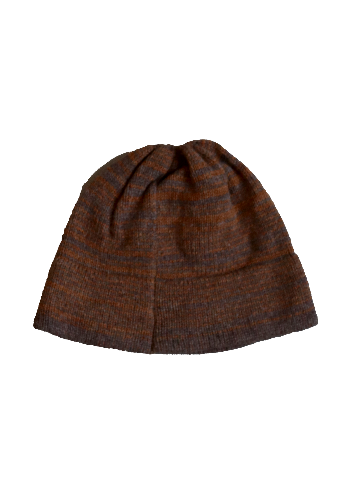 Daisy Beanie - Brown & Blue